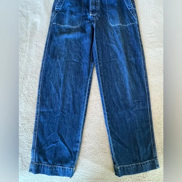 NWT Madewell Utility Coveralls Blue Denim - Picture 8 of 14